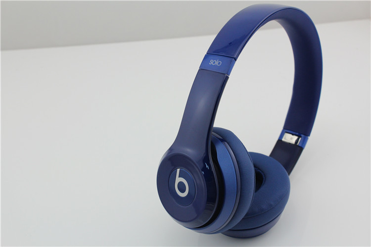 Beats Solo2 Gloss Blue Headphones Beats By Dre Wired Headphones with seal box