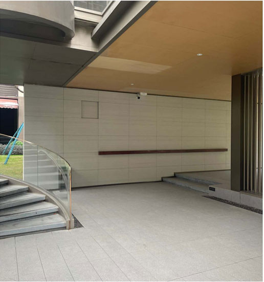 Scratch-Resistant White Wood Grain 60x120cm Matte Antique Finish Curtain Wall Porcelain Tile For Park And Hotel