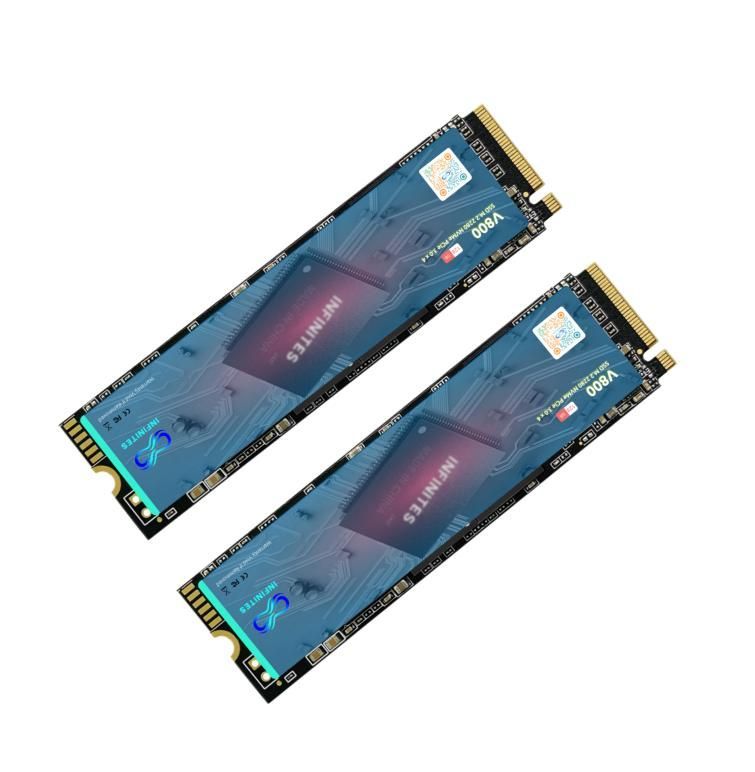 128GB High-Capacity Nvme 2280 Solid State Drive (SSD) M. 2 SATA Pcle3.0 X 4 Speeds R/W 7455MB/S ~ 6847MB/S