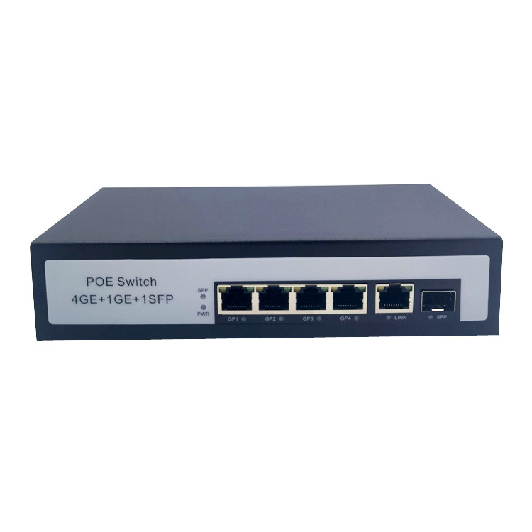HK-4G 4 ports 1000m PoE switch with 1SFP uplink