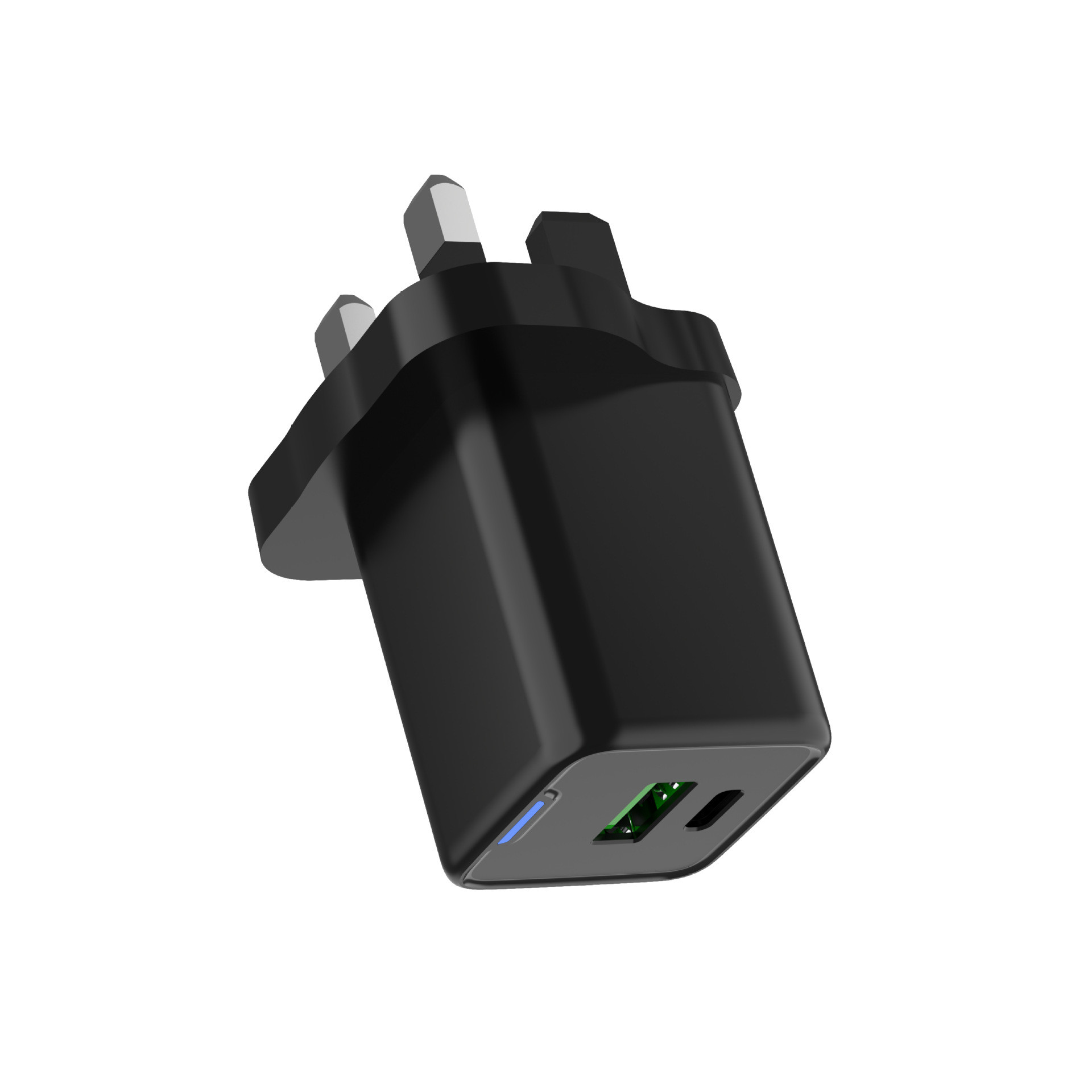 45W Fast Charge GaN USB Charger 100V - 240V Type C Fast Charging Power Block Plug