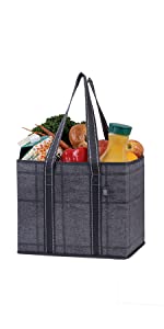 reusable grocery bags, reusable shopping bag, shopping cart bags, grocery bags with handles, tote