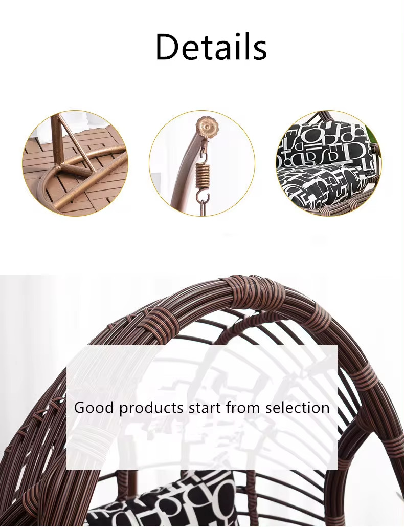 DY-NC1 Indoor Rocking Chair Lazy Balcony Swing for Household Hanging Basket Efficiency