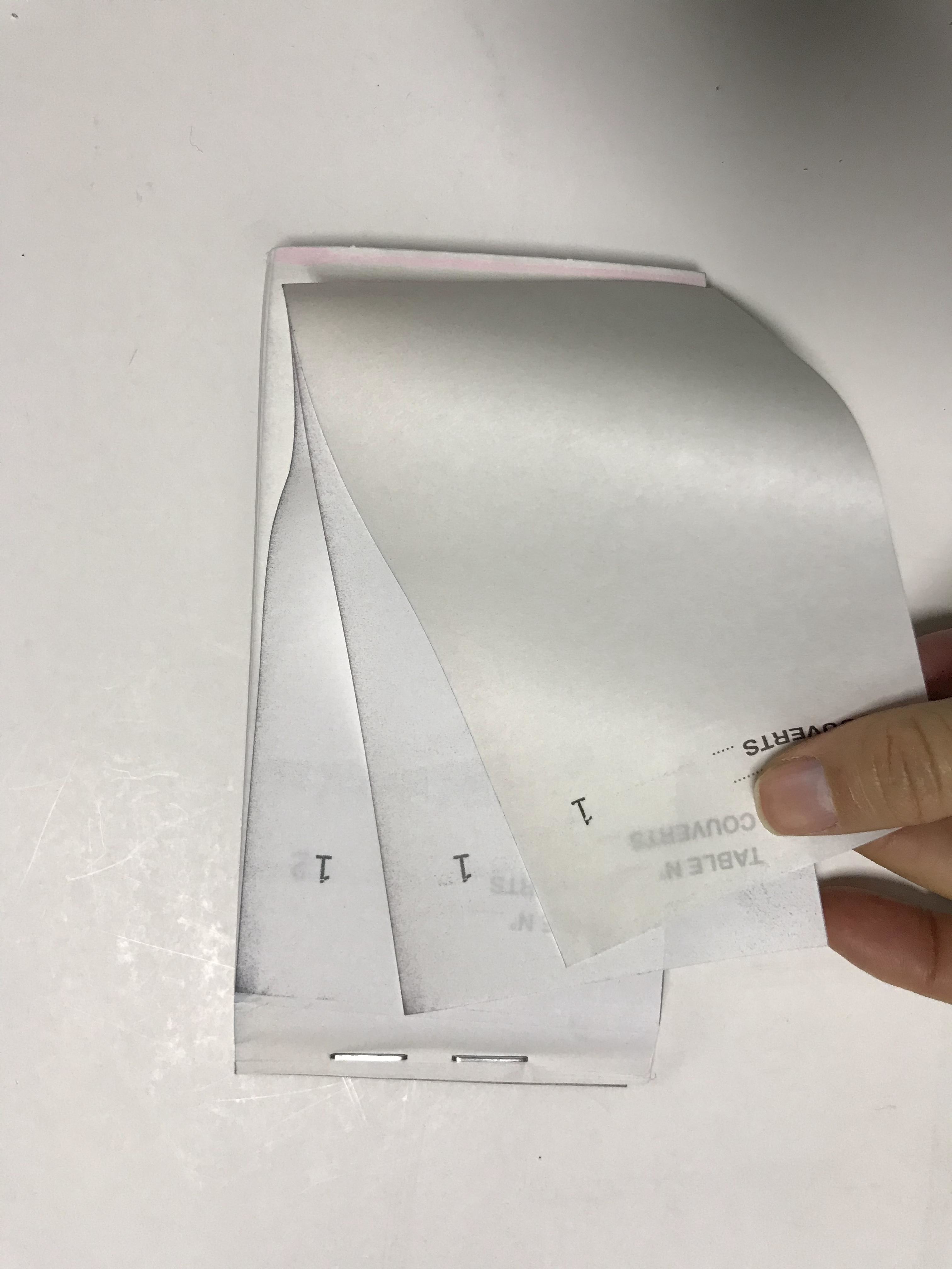 Carbonless paper with Blank Waitor Pad and 50checks per book factory directly supply