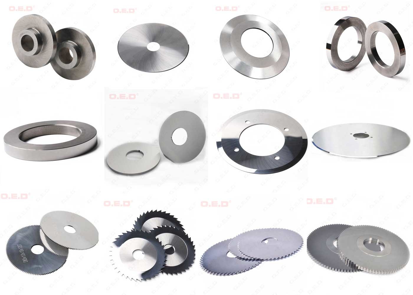 K40 Carbide Circular Blades Ground Blanks OD 180mm For Metal Cutting​