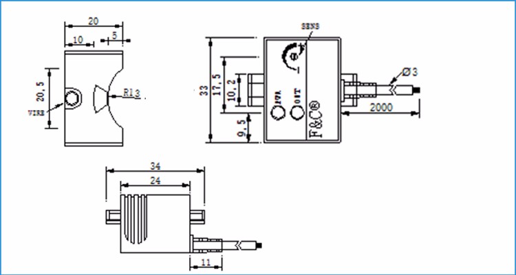 pipeline water level limit switch, capacitive non-contact liquid level sensor.jpg