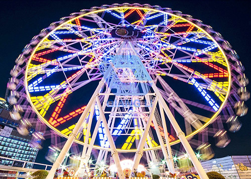Popular Amusement Park Ferris Wheel 50m Different Models Mechanical Structures