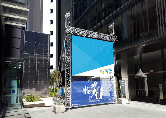Full Color Outdoor Led Display Screen PH4.81mm For Large Format Video Displays