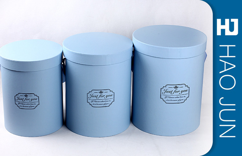 Yellow Roses Cardboard Flower Boxes With Ropes,Cardboard Tubes For Flowers Paper Packaging