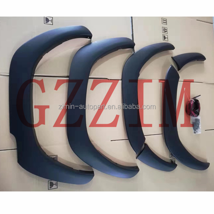 Toyota Auto Plastic Fender Flares For Hilux Revo 2016 TRD Black