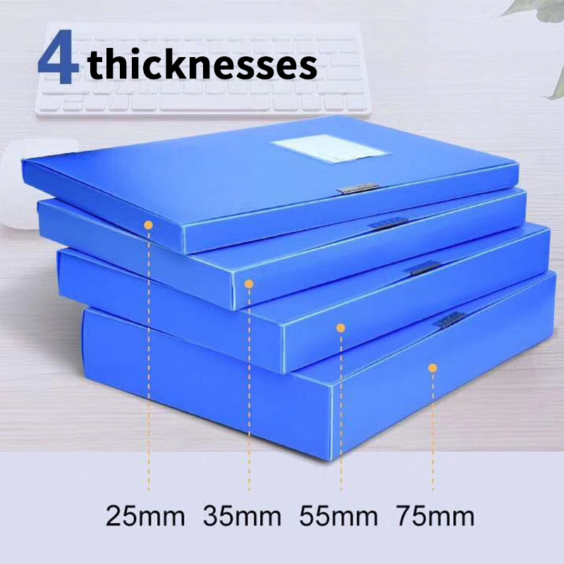 Convenient A4 PP File Organizer Storage Box Customizable 3.5cm Thickness for Office