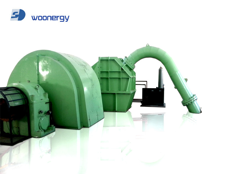Hydropower Plants Pelton Turbine Generator , 1000 Kw High Head Water Turbine