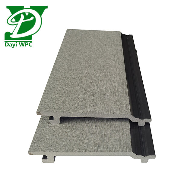 Exterior Wall Decorator WPC Wood Cladding Tiles TN-12A For Modern Outdoor Wall