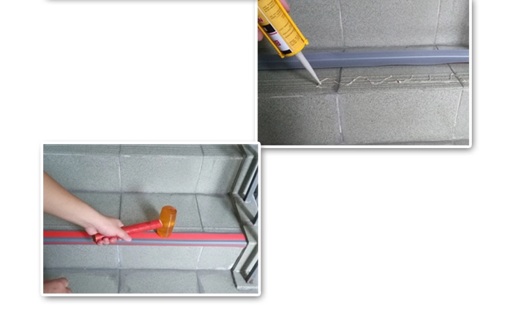 Stair Safety Guaranteed With L Shape PVC Non Slip Rubber Stair Nosing Edge Trim Strips