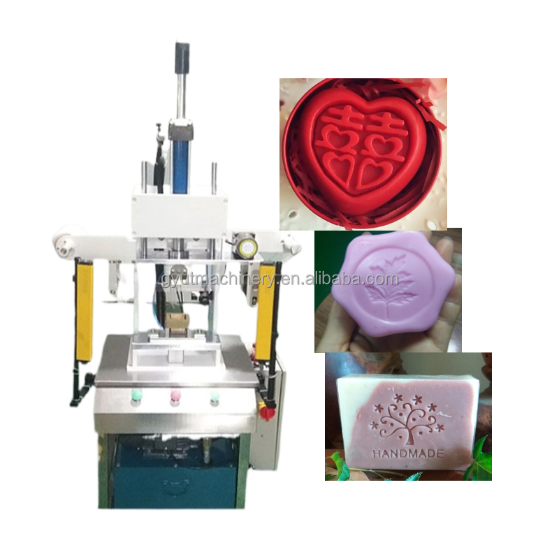 Transparent Soap Bars Soap Logo Stamping Machine with Press Forming Shenzhen 300