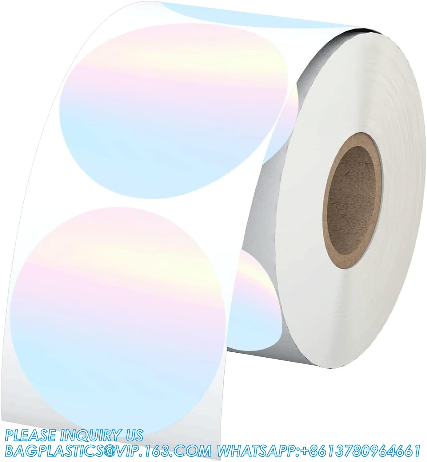 2 Inch Direct Thermal Stickers Gradual Change Round Circle Thermal Color-Code Dot Self-Adhesive Multi-Purpose Thermal