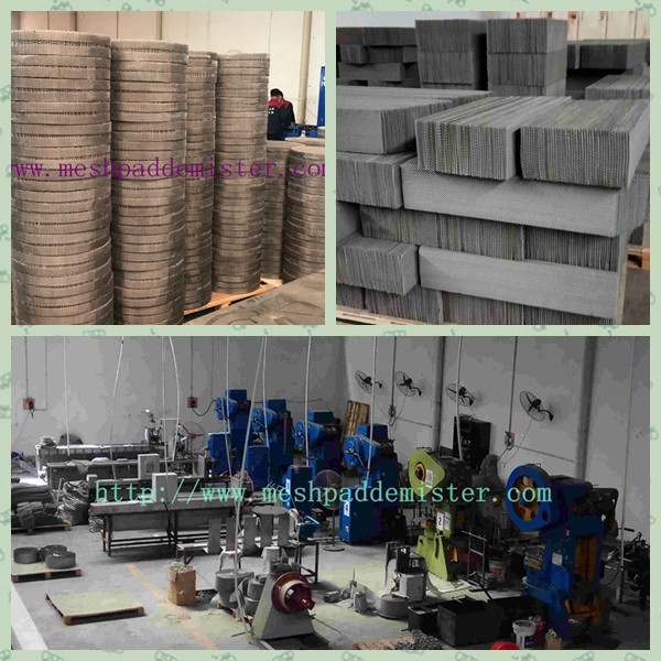 Dn 1600 * 100 Mm Height Distillation Packing Ss 304 Cy 700 Wire Mesh