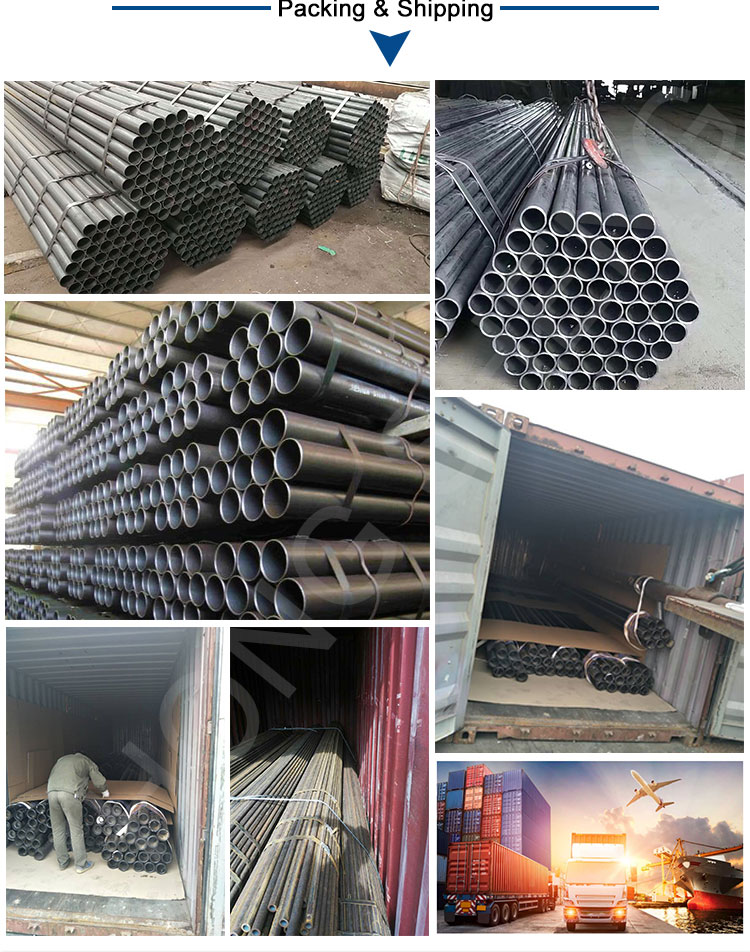 Non-Oiled Special-Shaped Honed Seamless Spring Carbon Steel Pipe Sch40 Astm A106 A192 Q235 Q235B