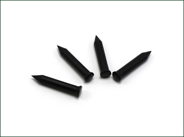 Writable ABS 36*9mm LF RFID Nail Tag Black Color For Asset Tracking Wood Management