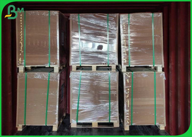 350gsm 400gsm 450gsm Brown Color Kraft Liner Paper For Cake Box Making 