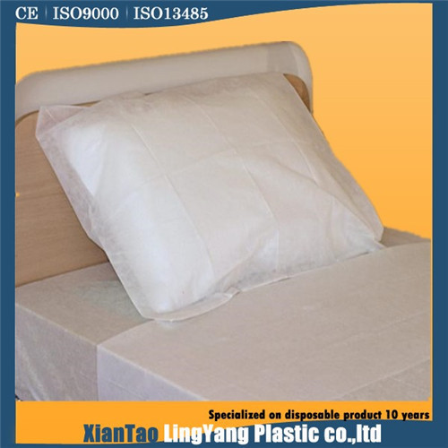 White Soft Disposable Pillow Cases / Disposable Pillow Protectors Environmental Friendly