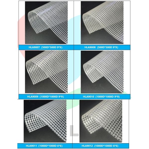 Eco Friendly Clear PVC Tarpaulin Greenhouse Garden Agriculture Tarpaulin PVC Mesh Tarpaulin