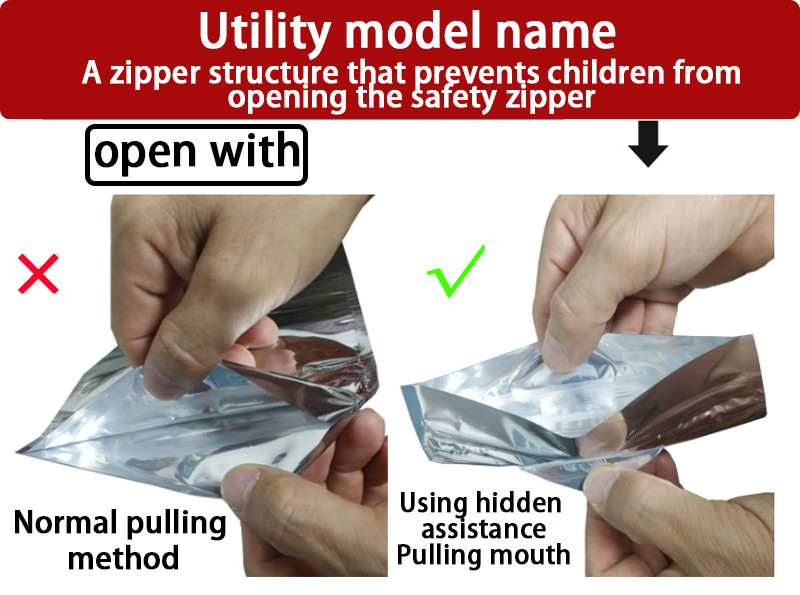 Child Resistant Mylar Bags Custom Smell Proof Child Resistant Plastic Zipper Lock Child Proof Bag