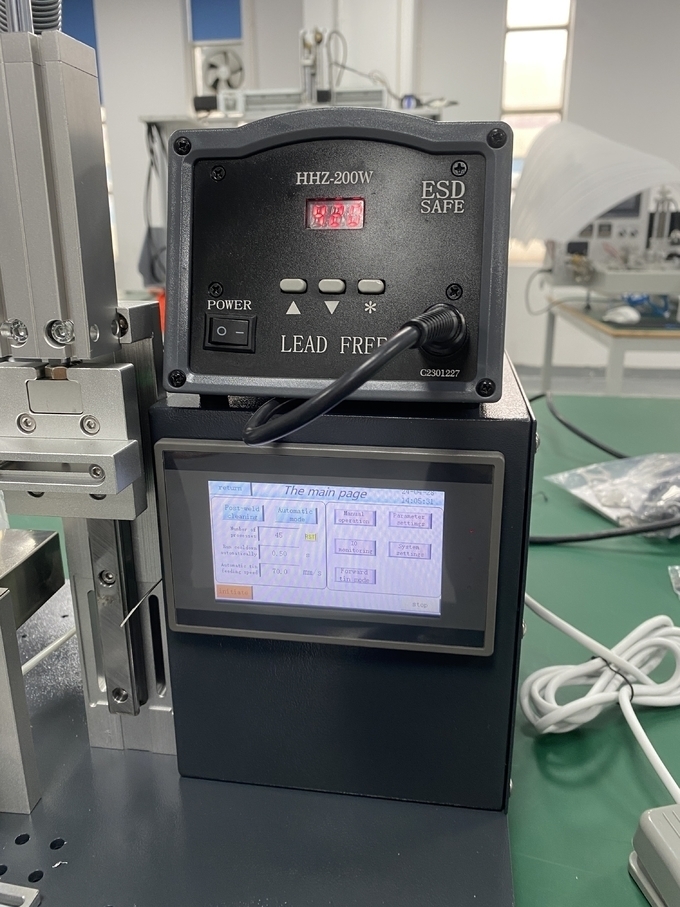 High Precision Automatic Soldering Robot 200W Semi-Auto Soldering Station Step Solder Wire Feeder 3