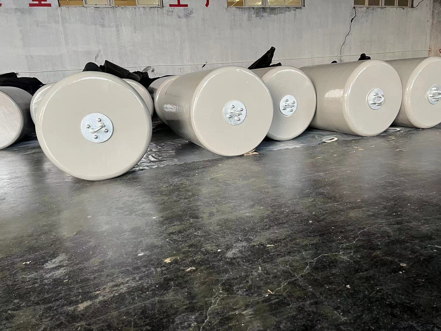 Polyurethane And EVA Foam Filled Fender ISO 17357 Certified