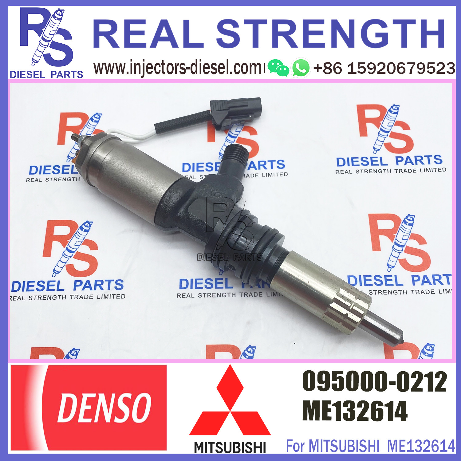 Diesel Common rail Fuel injector 095000-0212 For MITSUBISHI FH/FK/FM ME132615 ME302570