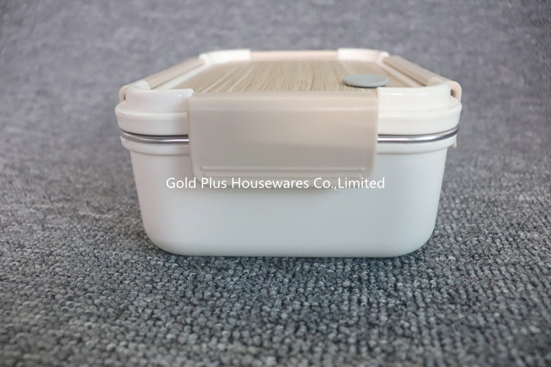 Portable 201 Stainless Steel Thermal Bento Box With 3 Compartments
