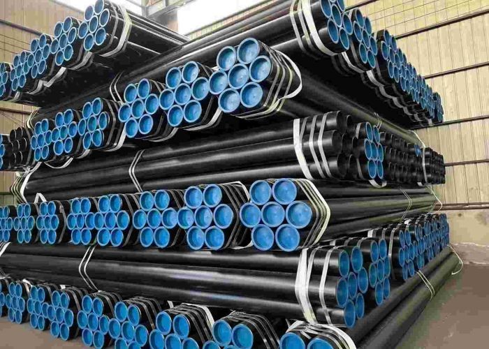 Black Painted Steel Seamless Pipe ASTM A106 / API 5L Sch 40