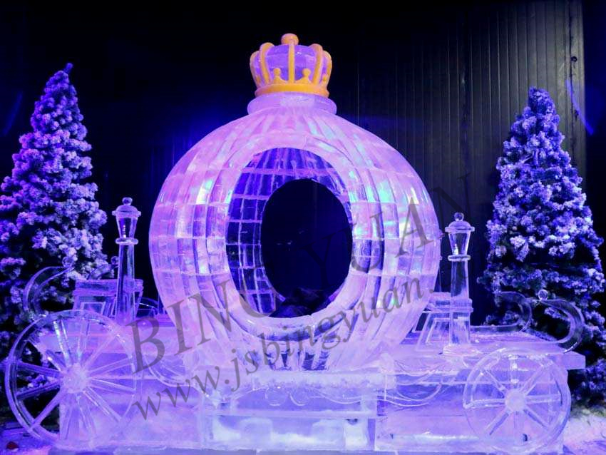 Yixing ICS Snow Falling Machine Indoor Snow Ice Maker Landscape Snow Ice Machine