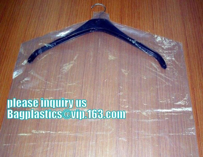 garment packaging bag cover dry clean poly garment bag rolls,laundry dry cleaning garment bag,Clear Polythene 21x4x54'',
