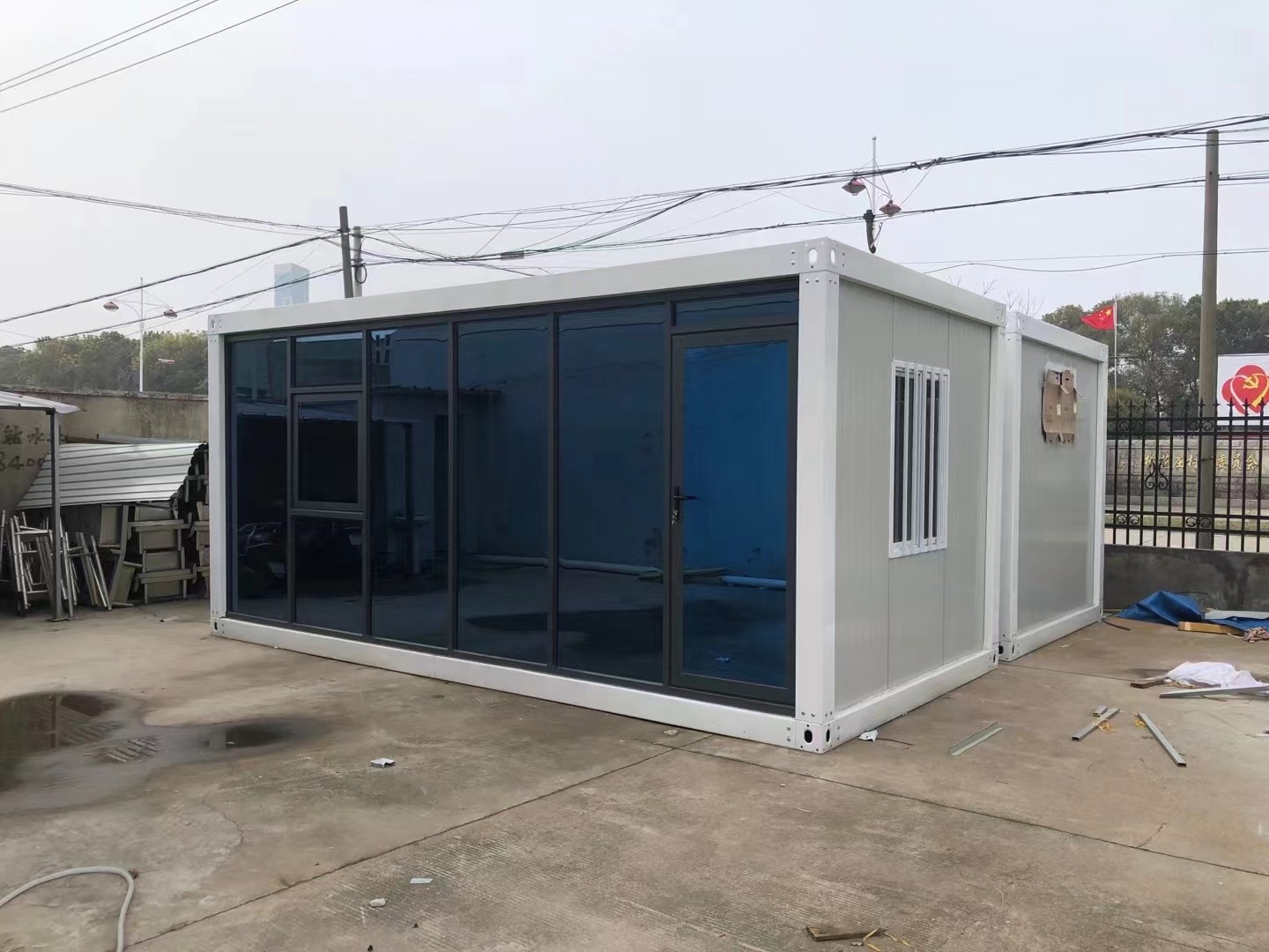 BOX SPACE Custom 20 Ft Mobile House Duplex Prefabricated Container Home Kits Resort Detachable Prefab House