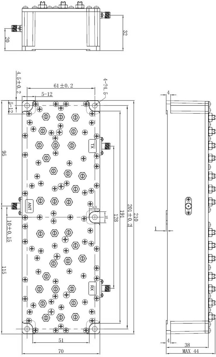 Cdma Dcs Gsm Wcdma Duplexer Rf Cavity Duplexer Microwave Available