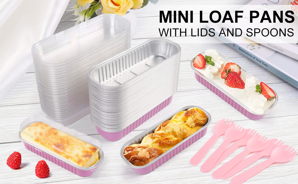 mini loaf pans with lids