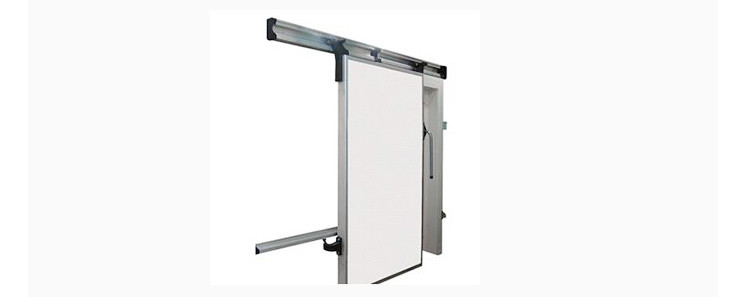 Industrial T Shape Cold Room Sliding Door Automatic Electric 5000mm