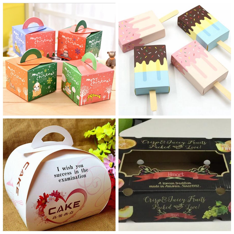 White cardboard food board