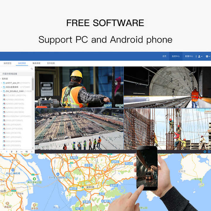 Augmented Reality AR Helmet AI PS Live Video Geo-Fencing EIS Wireless Transmission Construction Site