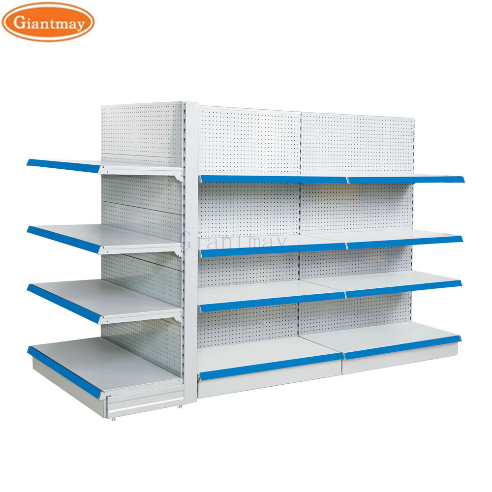 ODM Supermarket Metal Shelf Rack For Store Floor Standing Display Unit