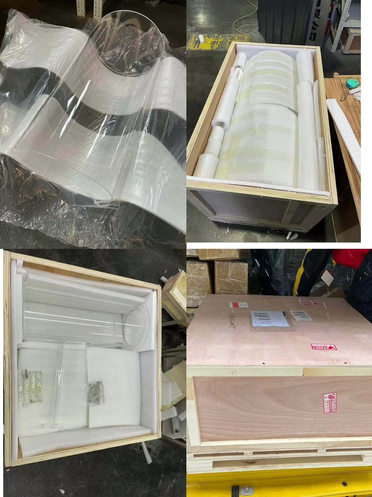 Transparent Large Diameter Clear Fused Silica Quartz Tube