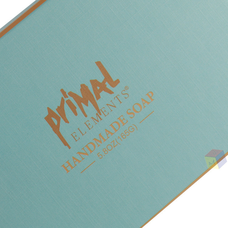 Light Blue Handmade Rigid Cardboard Gift Box Lid And Base Custom Logo