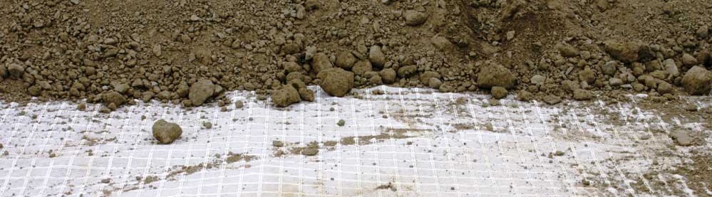 Glass Filament Composite Geogrid For Surface Course Reinforcement