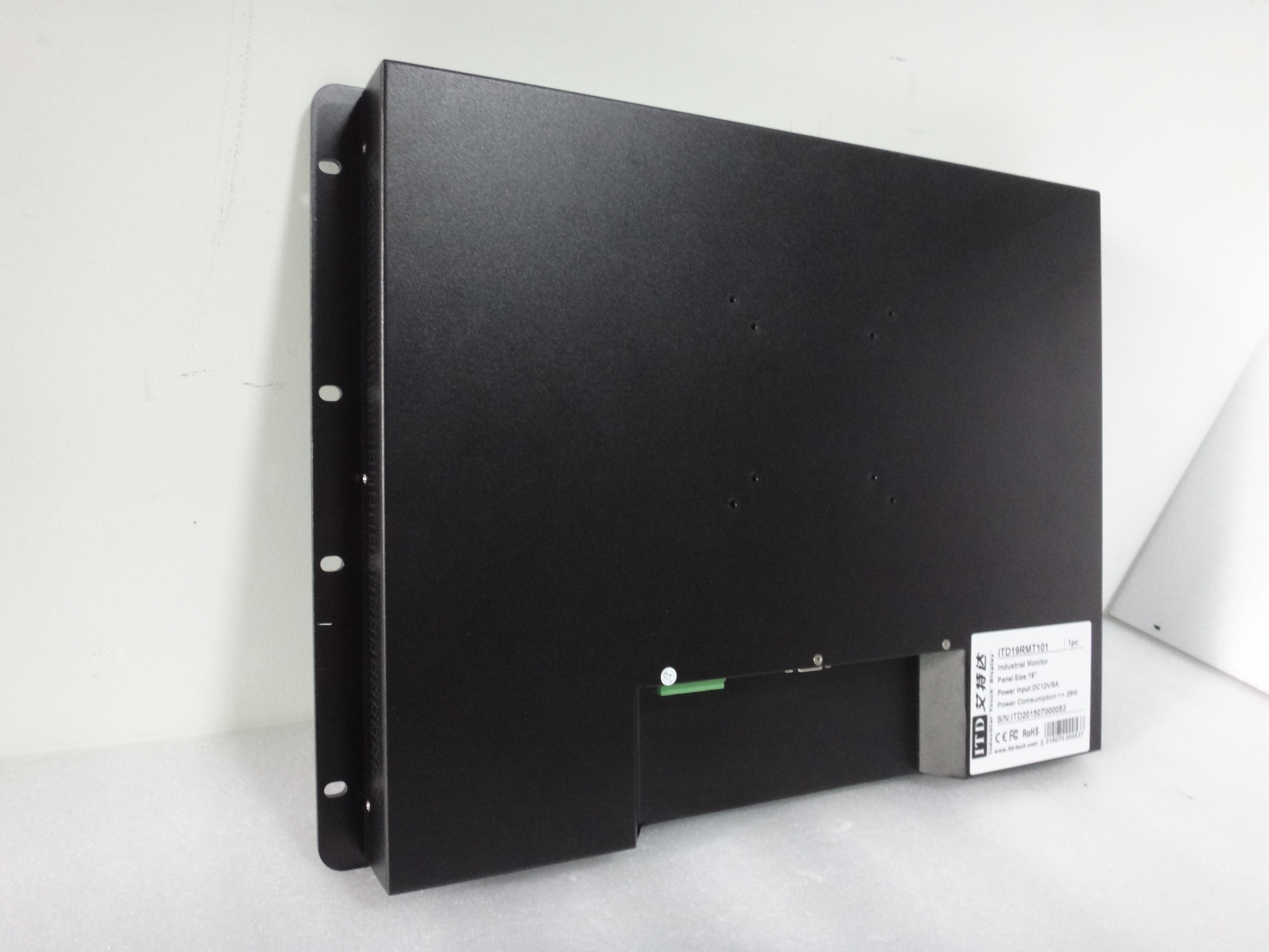 High Brightness 250nits Industrial LCD Monitor Panel Rack Mount Type