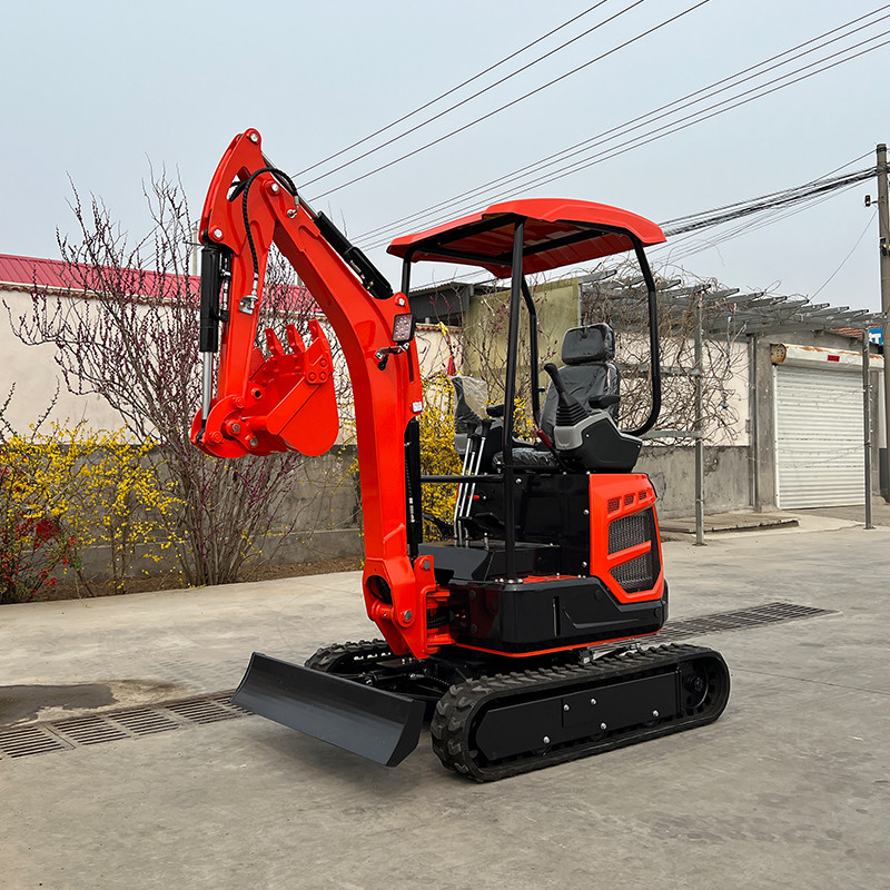 Mulcher Mini Excavator Earth Moving Machinery Chinese 1.8t Compact Mini Excavators