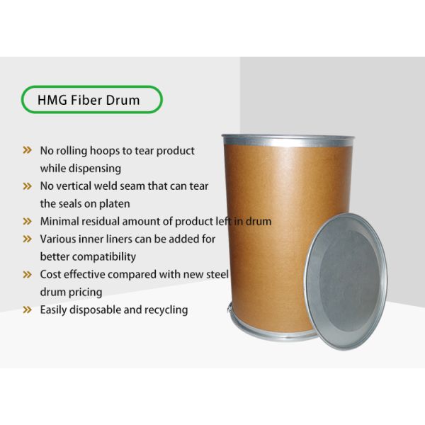 Hot Melt Glue Fiber Drum 220L with High Release Silicone Lining