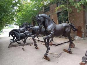 Buy cheap Garden bronze horse sculptures brass horse statues,casting bronze animal statues, China sculpture supplier product