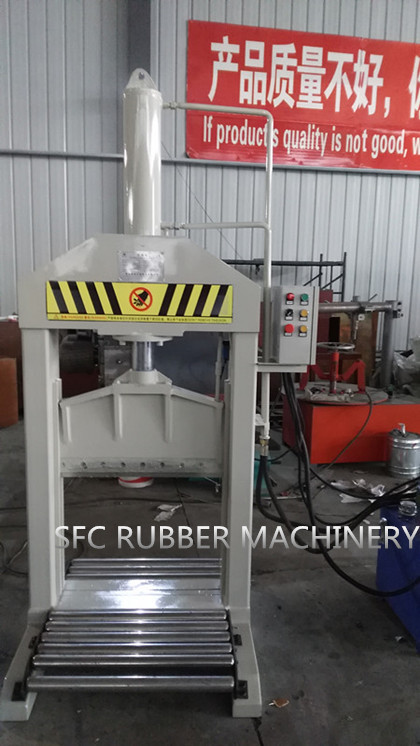 Vertical Natural Rubber Bale Cutter Machine Automatic Guillotine Type