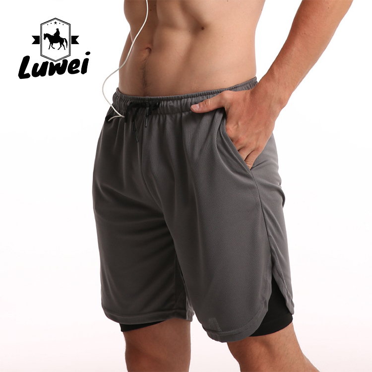 Running Training Jogger Gym Shorts Men Basketball Workout Wear With Pockets